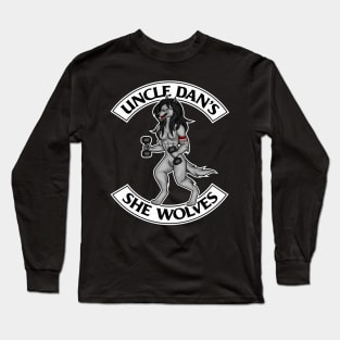 Shadow Black She Wolf Long Sleeve T-Shirt